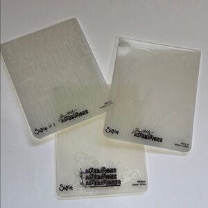 Tim HOLTZ Alterations Fall Clear Embossing Folders Set Tim HOLTZ Fall SIZZIX SET